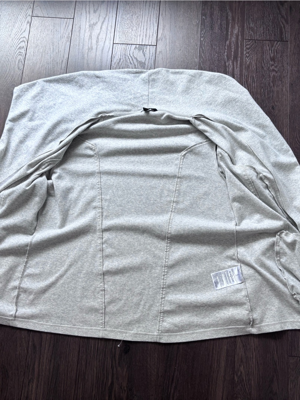 ⚡ Banana Republic Grey Asymmetrical Zip Jacket XL - Picture 8 of 9